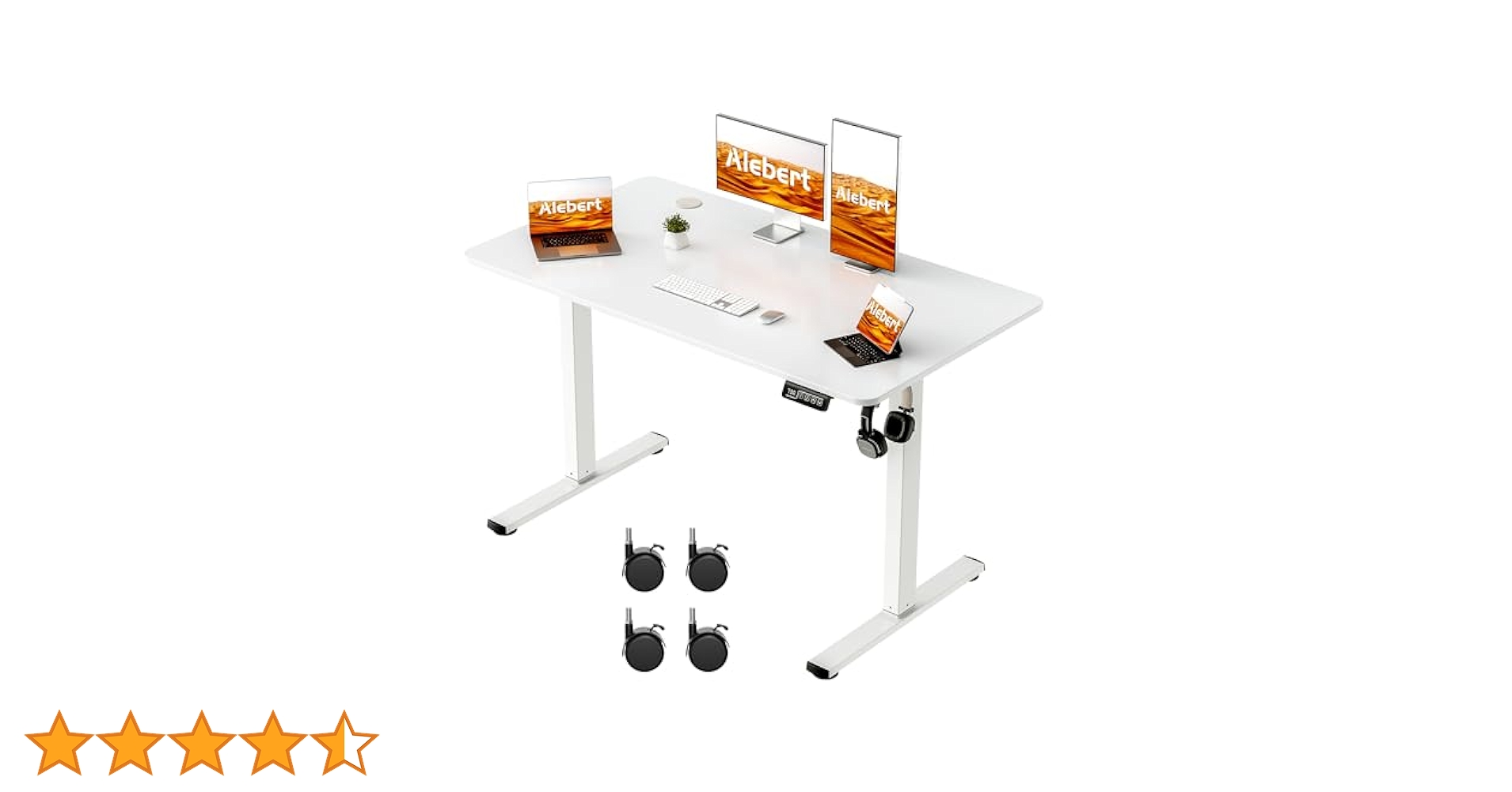 Alebert 電動式スタンディングデスク 昇降式デスク Amazon.co.jp: 電動式スタンディングデスク メモリー機能付き